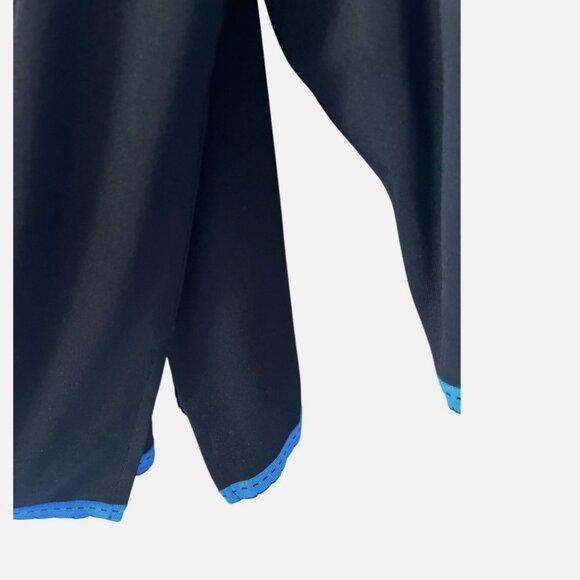 Misook Black with Blue Trim 100% Acrylic Open Cardigan Women's size 3X - Picture 7 of 7